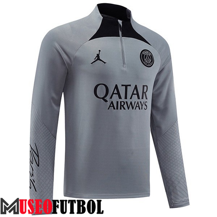 Sudadera De Entrenamiento PSG Gris 2022/2023