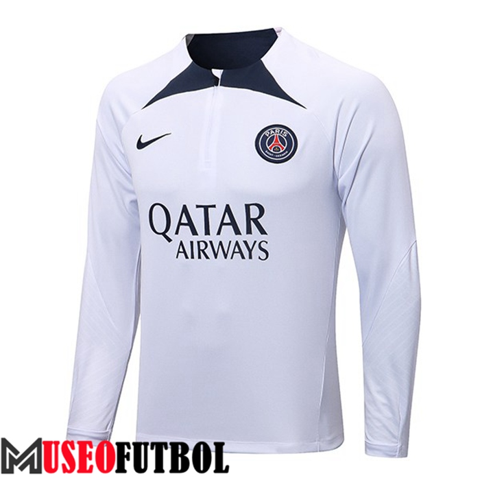 Sudadera De Entrenamiento PSG Blanco 2022/2023