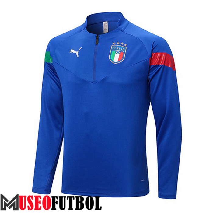 Sudadera De Entrenamiento Italia Azul 2022/2023