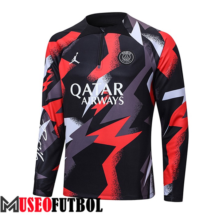 Sudadera De Entrenamiento Jordan PSG Rojo/Gris 2022/2023