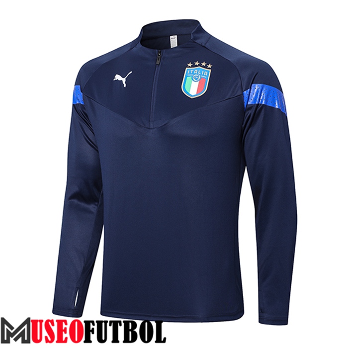 Sudadera De Entrenamiento Italia Azul Marino 2022/2023