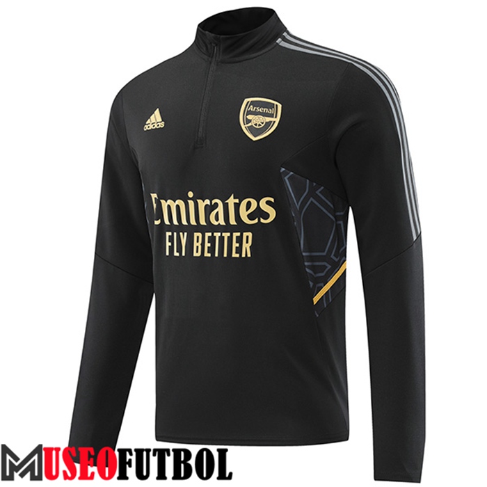 Sudadera De Entrenamiento Arsenal Negro 2022/2023