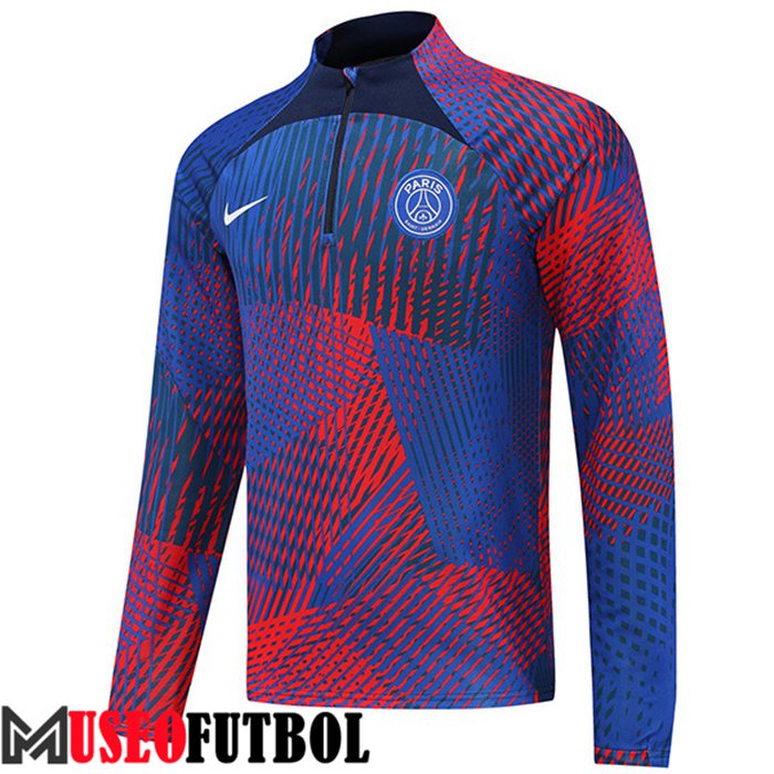 Sudadera De Entrenamiento PSG Rojo/Azul 2022/2023