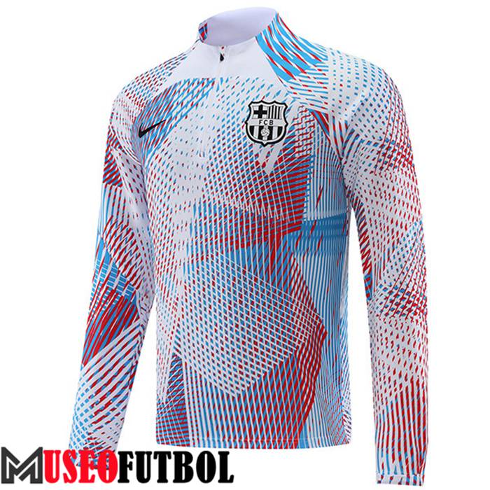 Sudadera De Entrenamiento FC Barcelona Azul/Rojo 2022/2023