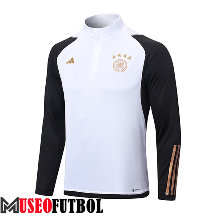 Sudadera De Entrenamiento Alemania Negro/Blanco 2022/2023