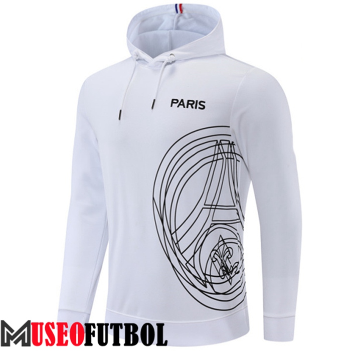 Sudadera De Entrenamiento Capuche PSG Blanco 2022/2023