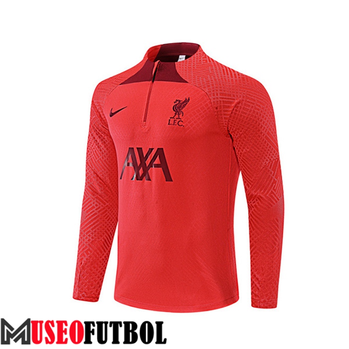 Sudadera De Entrenamiento FC Liverpool Rojo 2022/2023