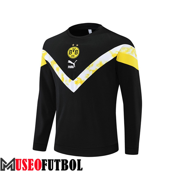 Sudadera De Entrenamiento Dortmund BVB Negro/Blanco 2022/2023