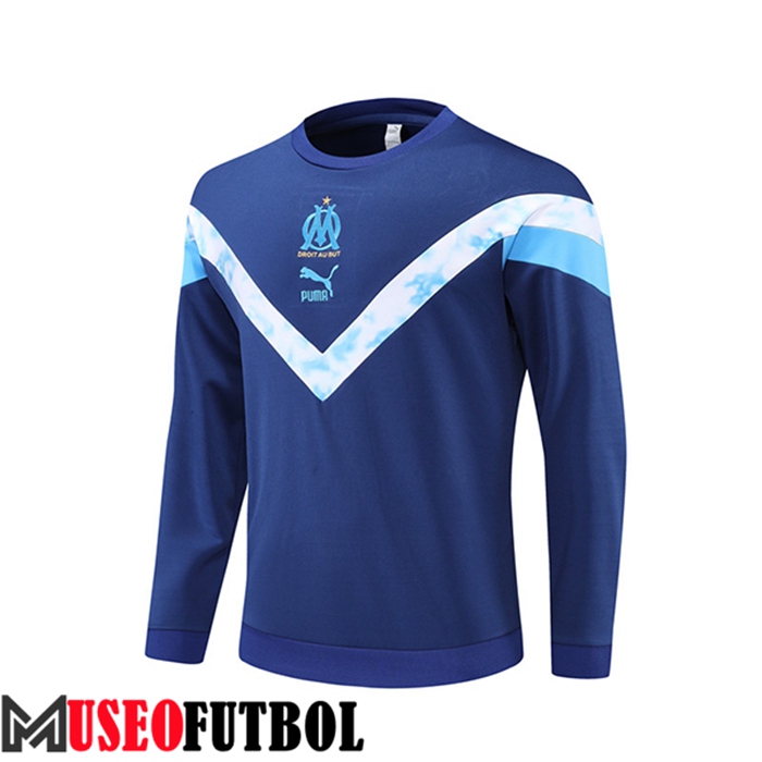 Sudadera De Entrenamiento Marsella OM Blanco/Azul 2022/2023