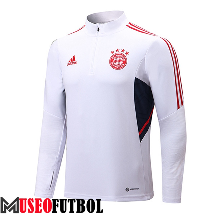 Sudadera De Entrenamiento Bayern Munich Blanco 2022/2023