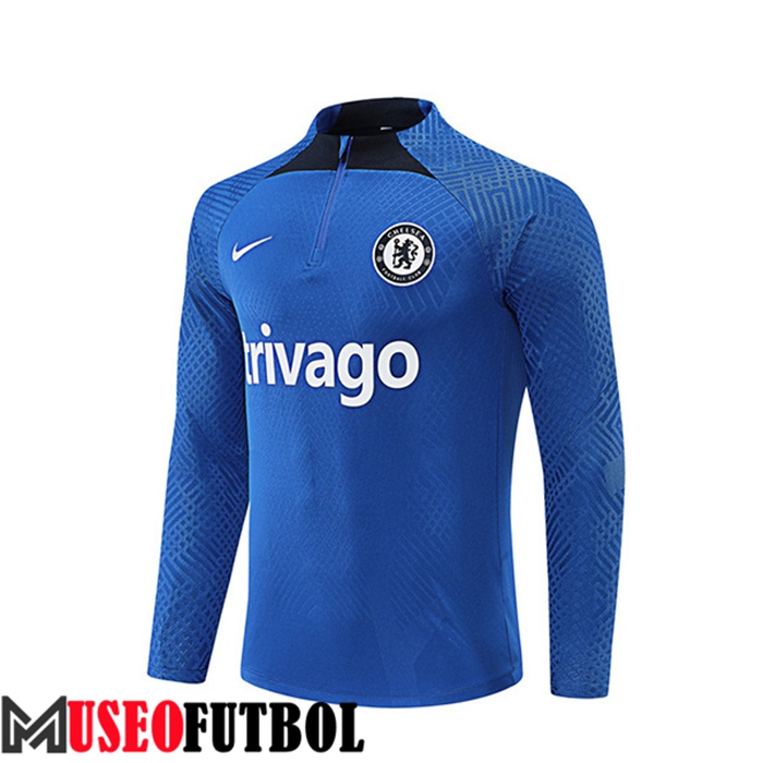 Sudadera De Entrenamiento FC Chelsea Azul/Negro 2022/2023