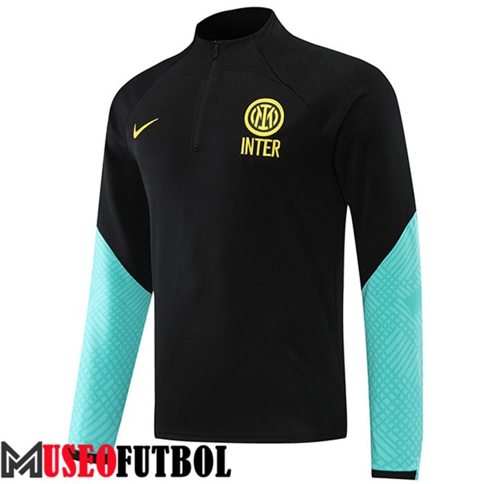 Sudadera De Entrenamiento Inter Milan Negro/Verde 2022/2023