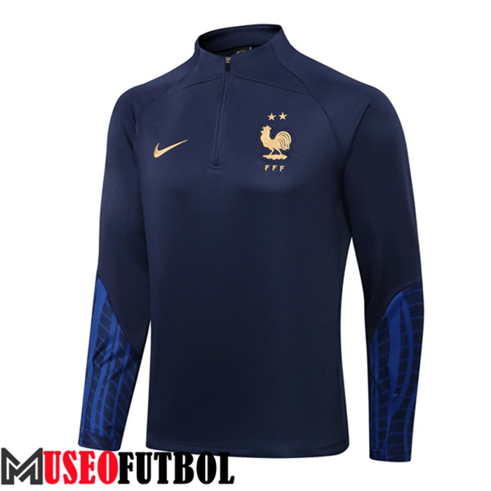 Sudadera De Entrenamiento Francia Azul Marin 2022/2023