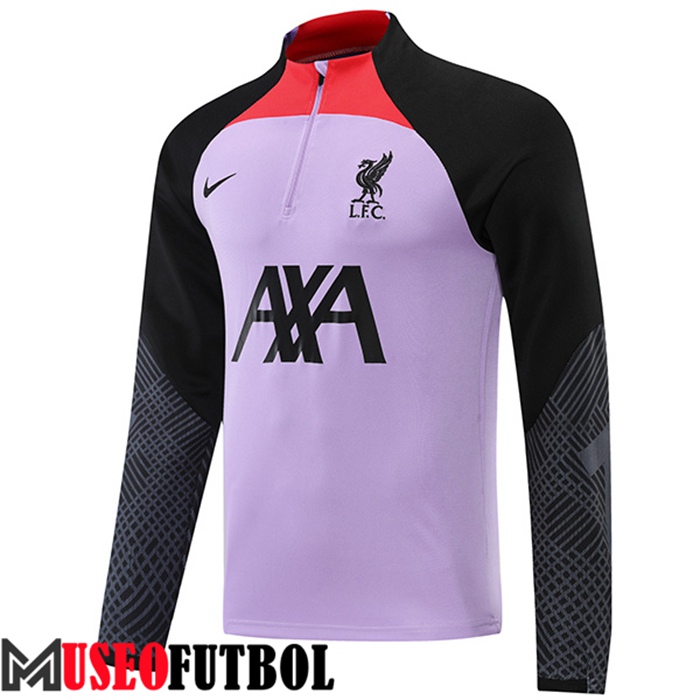 Sudadera De Entrenamiento FC Liverpool Púrpura/Negro 2022/2023