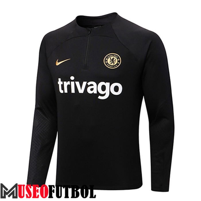 Sudadera De Entrenamiento FC Chelsea Negro 2022/2023