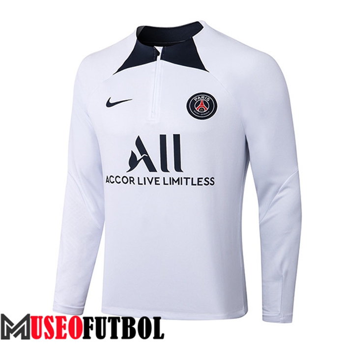 Sudadera De Entrenamiento PSG Blanco 2022/2023