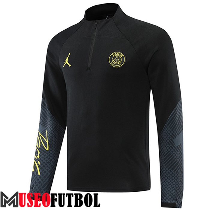 Sudadera De Entrenamiento Jordan PSG Negro/Gris 2022/2023