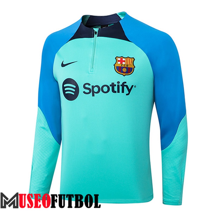 Sudadera De Entrenamiento FC Barcelona Azul Claro 2022/2023