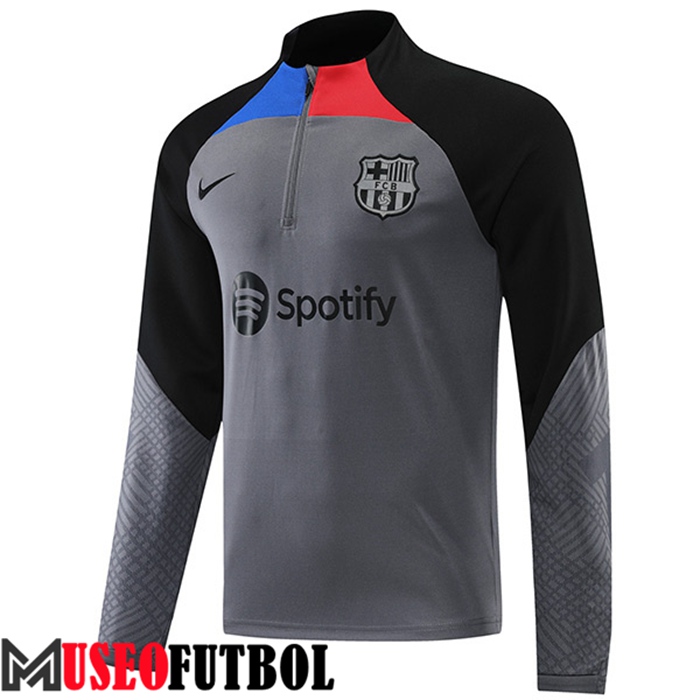 Sudadera De Entrenamiento FC Barcelona Gris 2022/2023