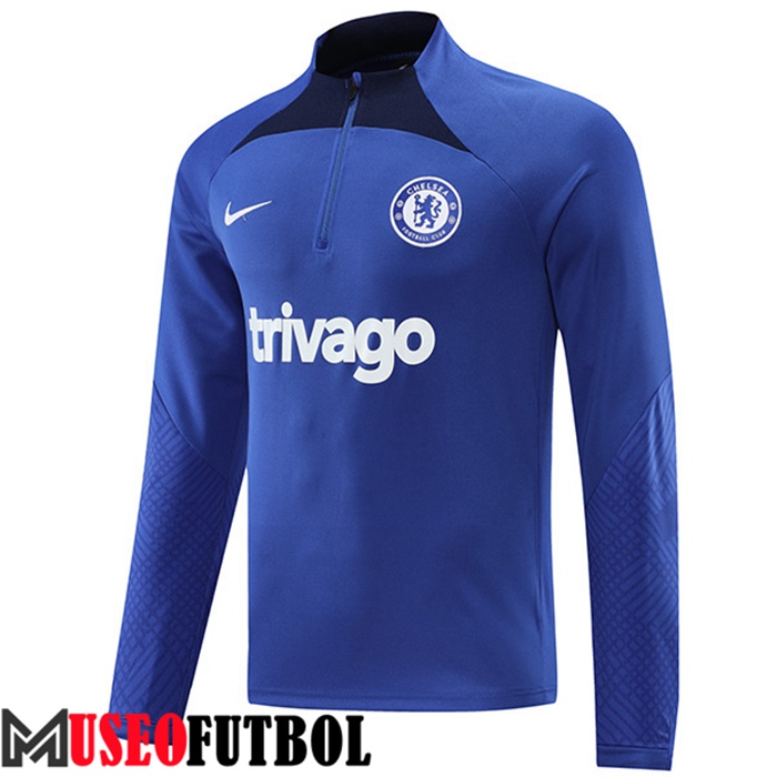 Sudadera De Entrenamiento FC Chelsea Azul/Negro 2022/2023