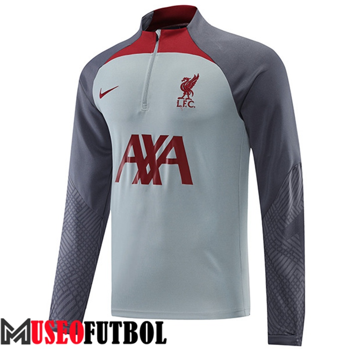 Sudadera De Entrenamiento FC Liverpool Gris 2022/2023