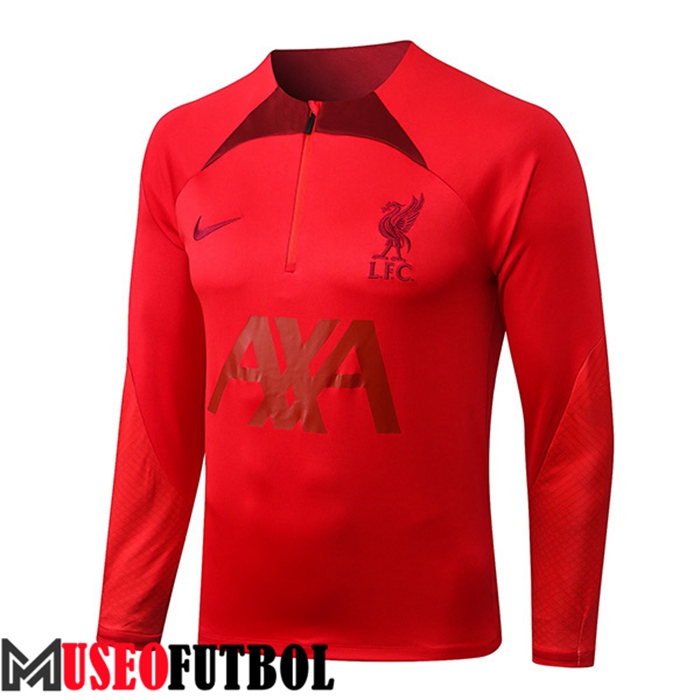 Sudadera De Entrenamiento FC Liverpool Rojo 2022/2023