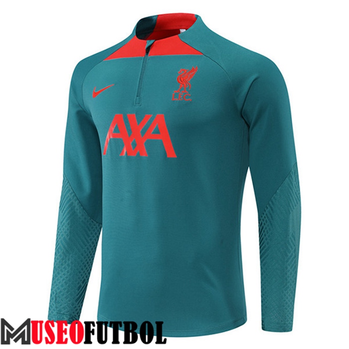 Sudadera De Entrenamiento FC Liverpool Verde 2022/2023