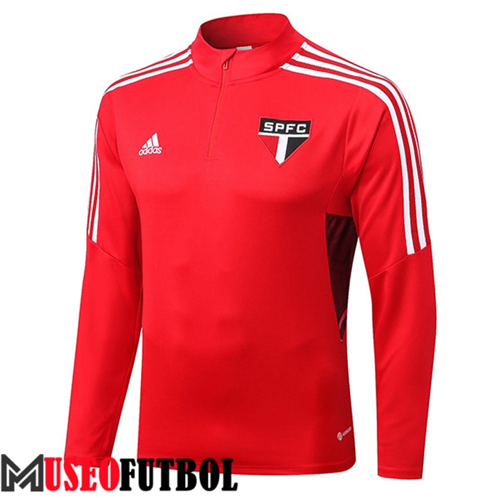 Sudadera De Entrenamiento Sao Paulo FC Rojo 2022/2023