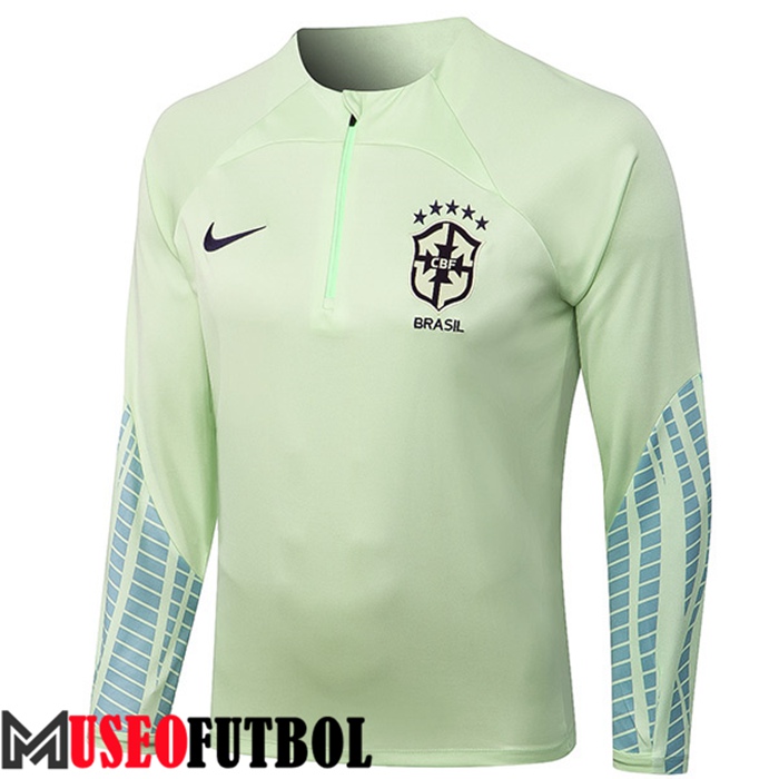 Sudadera De Entrenamiento Brasil Verde 2022/2023