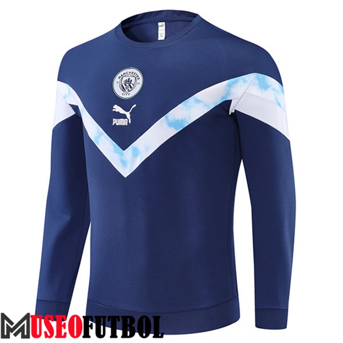 Sudadera De Entrenamiento Manchester City Azul Marin 2022/2023