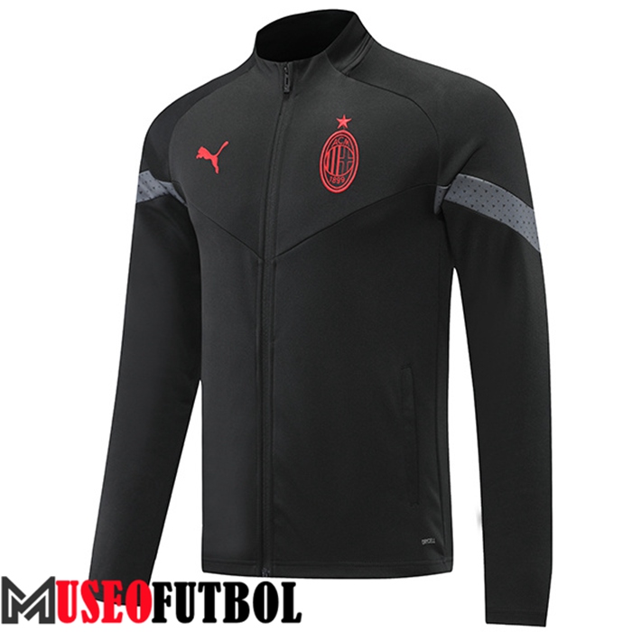 Chaquetas Futbol AC Milan Negro 2022/2023