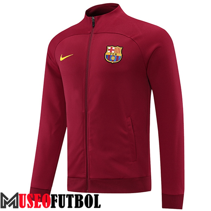 Chaquetas Futbol FC Barcelona Rojo Fonce 2022/2023