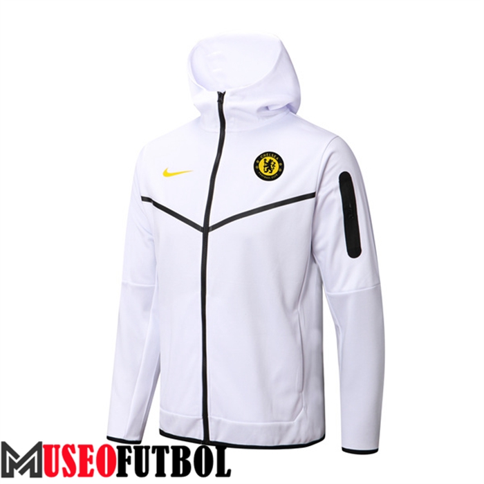 Chaqueta Con Capucha FC Chelsea Blanco 2022/2023