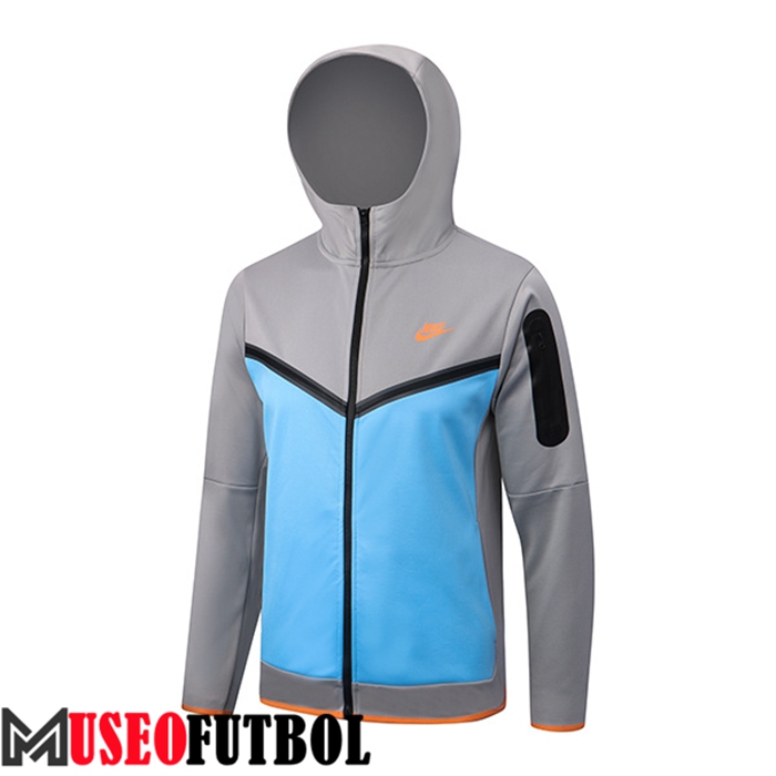 Chaqueta Con Capucha NIKE Azul/Gris 2022/2023