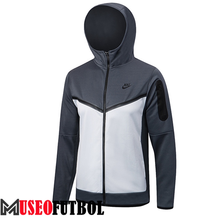 Chaqueta Con Capucha NIKE Gris/Blanco 2022/2023