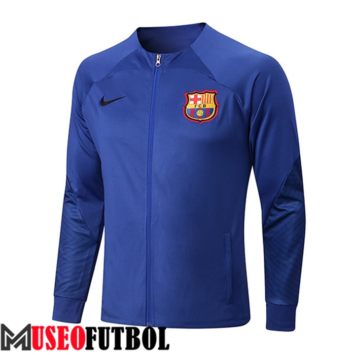 Chaquetas Futbol FC Barcelona Azul 2022/2023