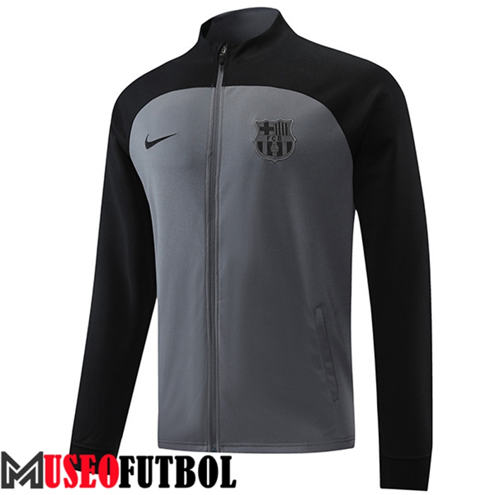 Chaquetas Futbol FC Barcelona Negro/Gris 2022/2023