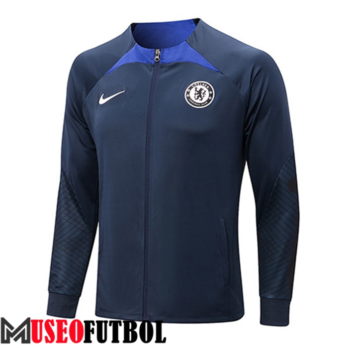 Chaquetas Futbol FC Chelsea Negro/Azul 2022/2023