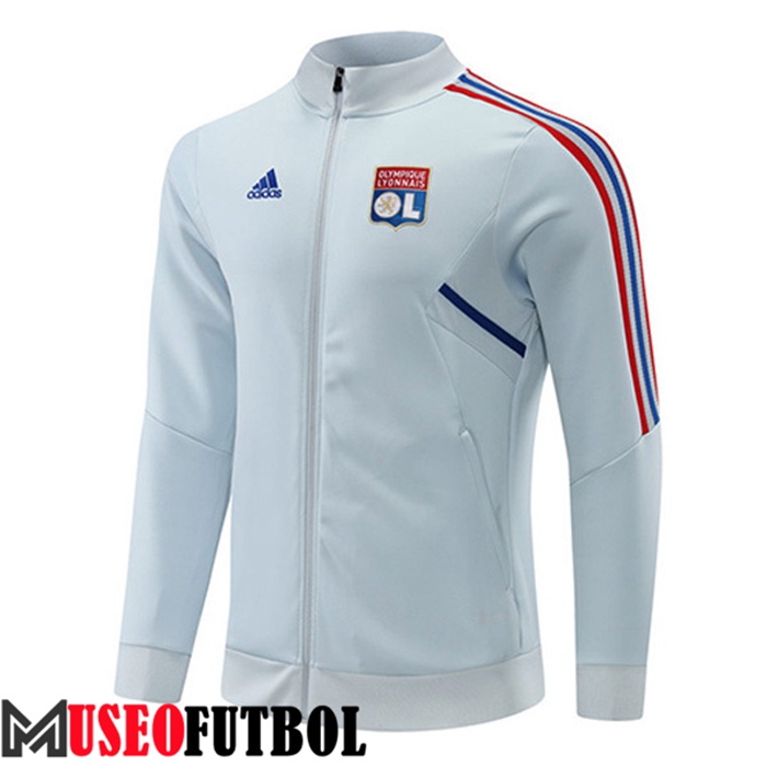 Chaquetas Futbol Lyon Gris 2022/2023