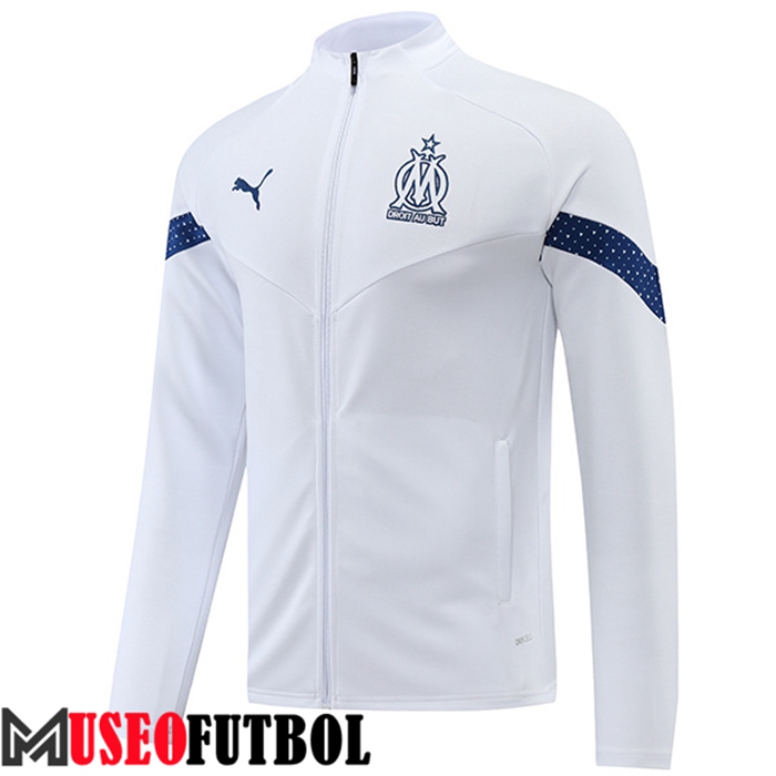 Chaquetas Futbol Marsella Blanco 2022/2023