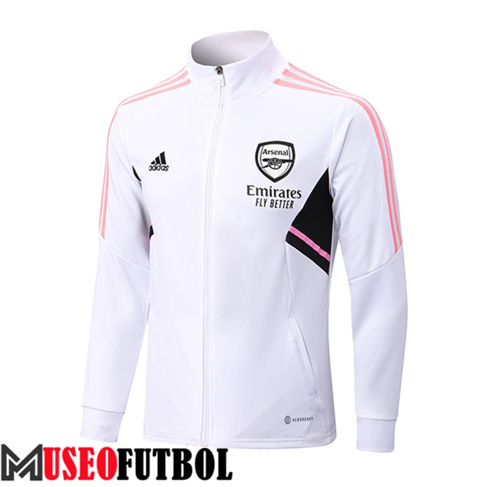 Chaquetas Futbol Arsenal Blanco 2022/2023