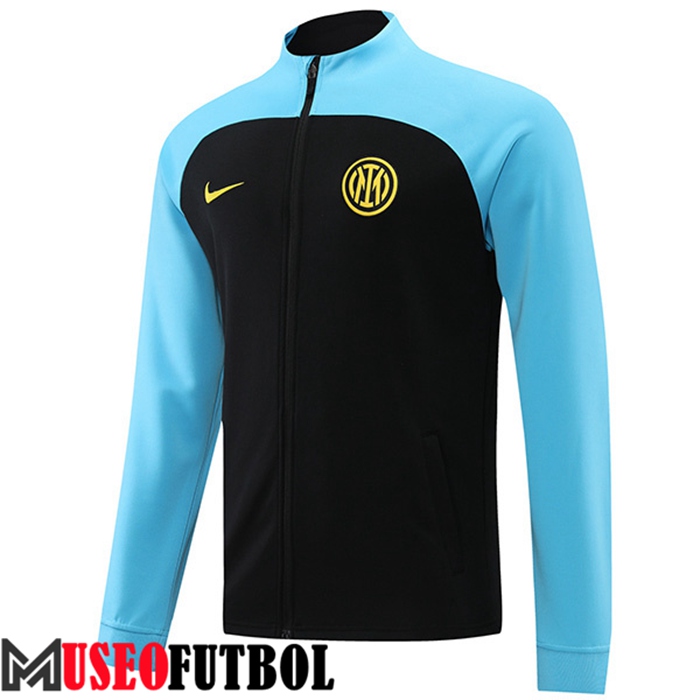 Chaquetas Futbol Inter Milan Negro/Azul 2022/2023