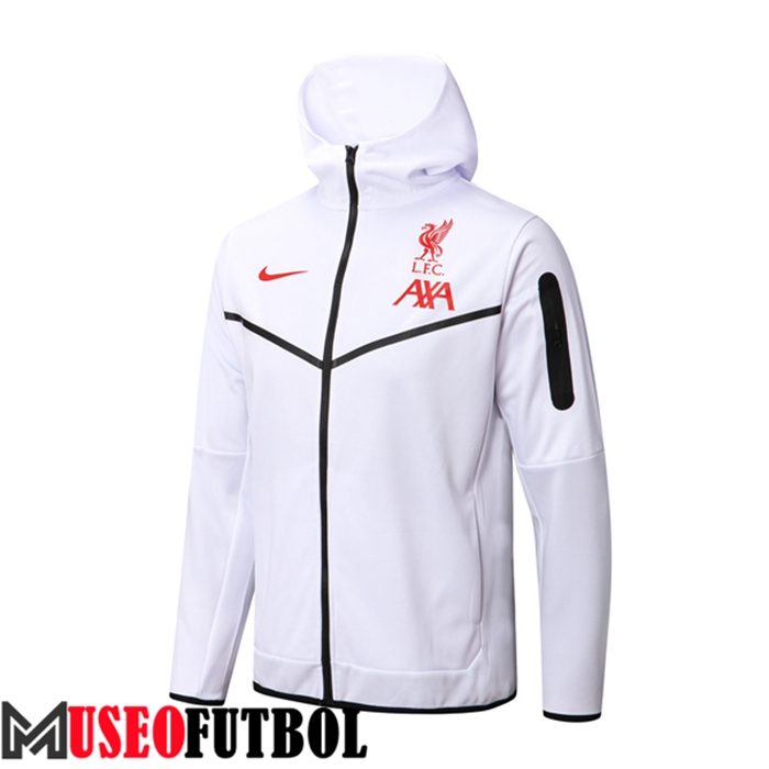 Chaqueta Con Capucha FC Liverpool Blanco 2022/2023