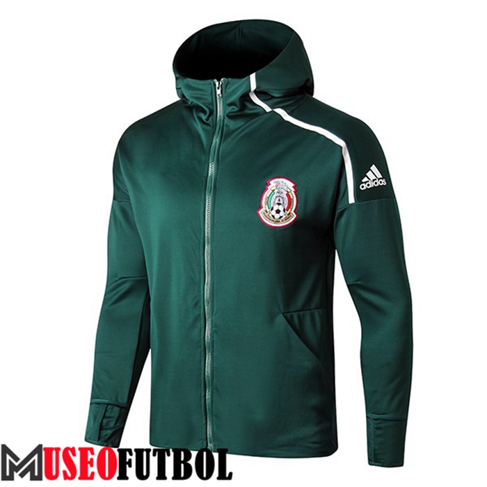 Chaqueta Con Capucha México Verde 2022/2023