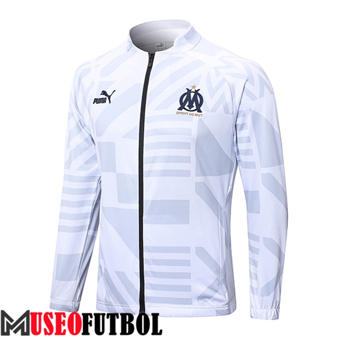 Chaquetas Futbol Marsella Blanco 2022/2023