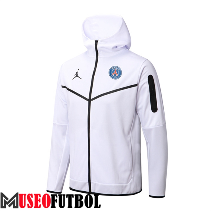 Chaqueta Con Capucha PSG Blanco 2022/2023