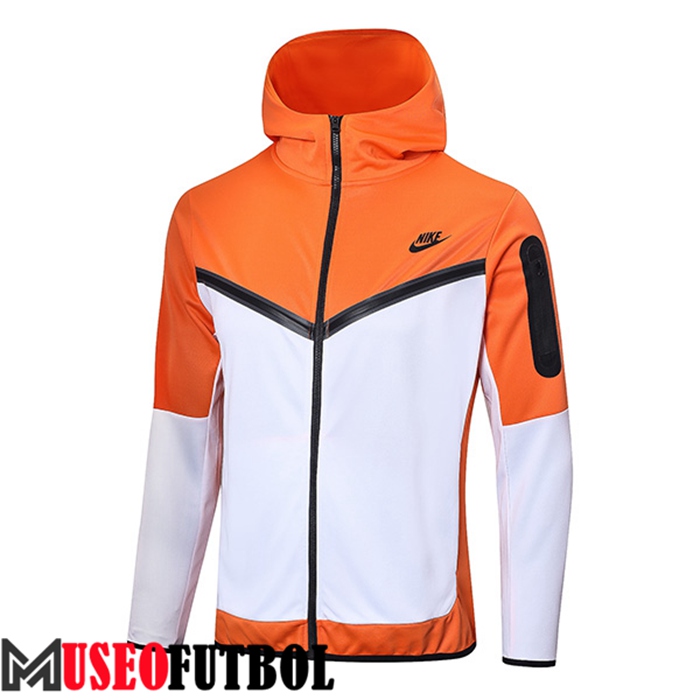 Chaqueta Con Capucha NIKE Blanco/Naranja 2022/2023