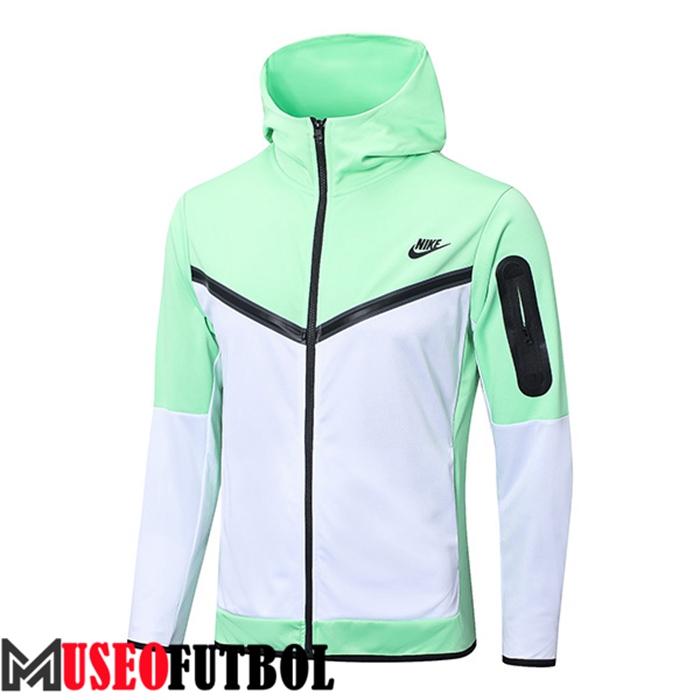 Chaqueta Con Capucha NIKE Blanco/Verde 2022/2023