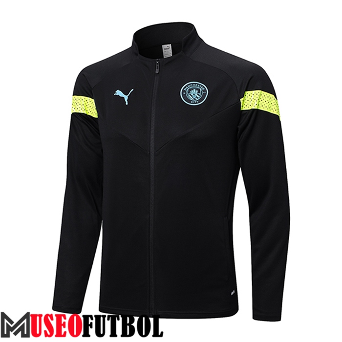 Chaquetas Futbol Manchester City Negro 2022/2023