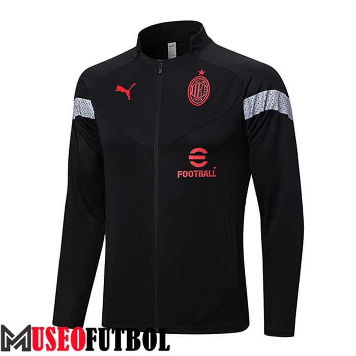 Chaquetas Futbol AC Milan Negro 2022/2023